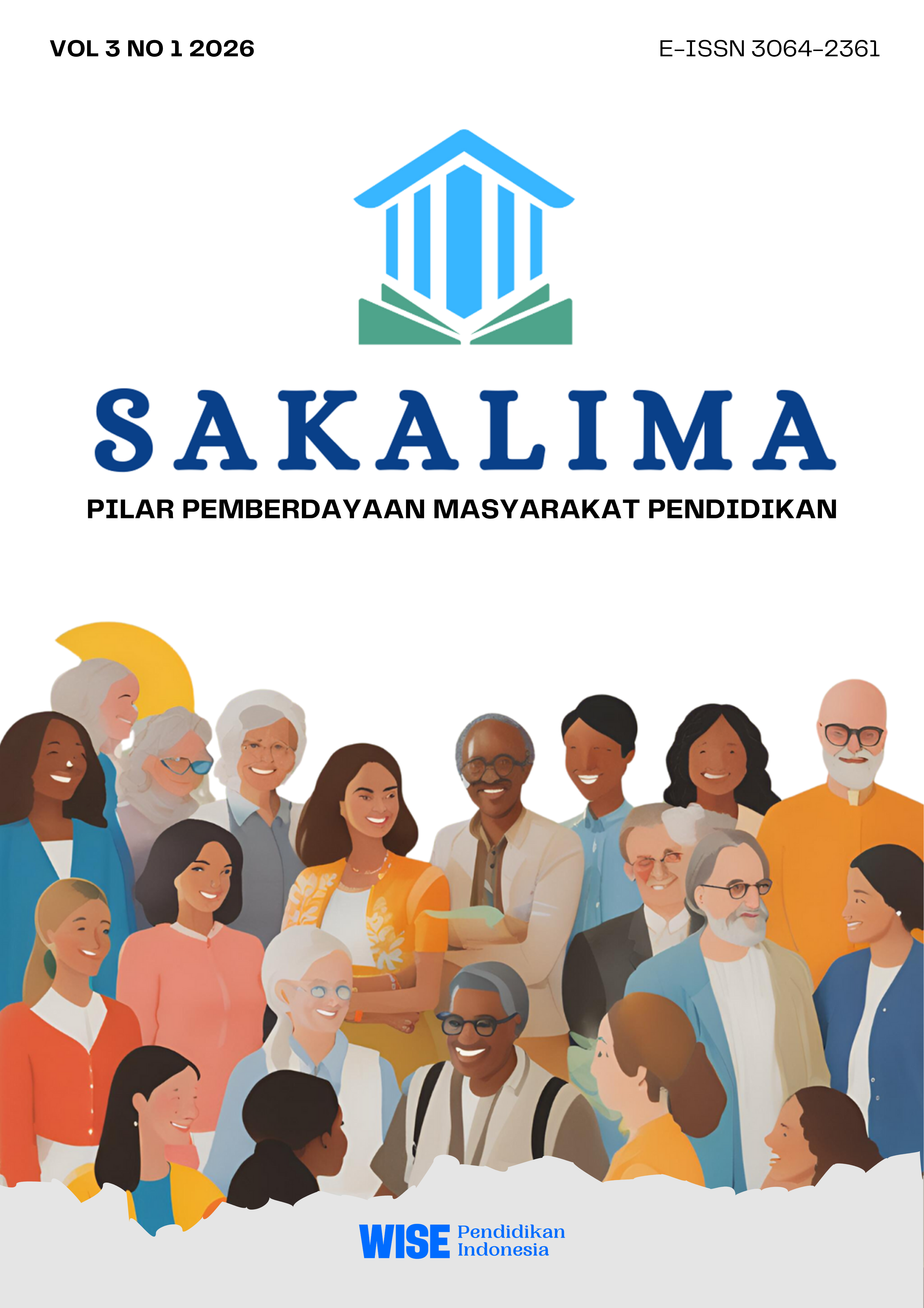 					View Vol. 3 No. 1 (2026): March | SAKALIMA: Pilar Pemberdayaan Masyarakat Pendidikan
				